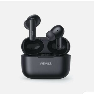WEMISS Black True Wireless Earbuds  - new!